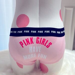 Victoria’s Secret PINK Panty Girls Have More Fun NWT Excellent Collection